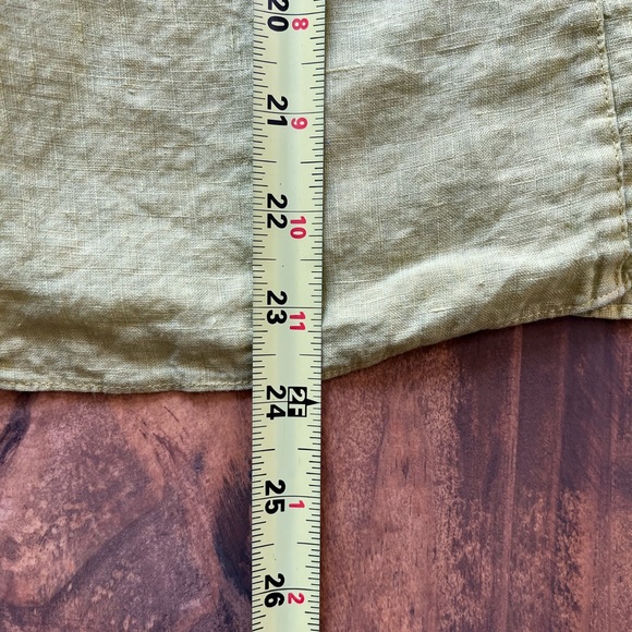 100% Linen Button Down Shirt - Picture 8 of 8